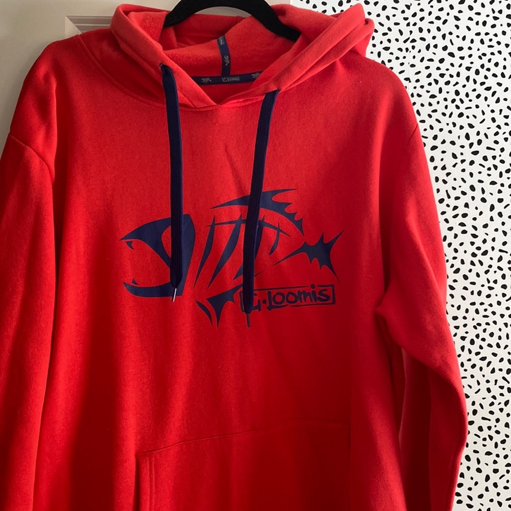 XL Red and Navy G.Loomis Hoodie